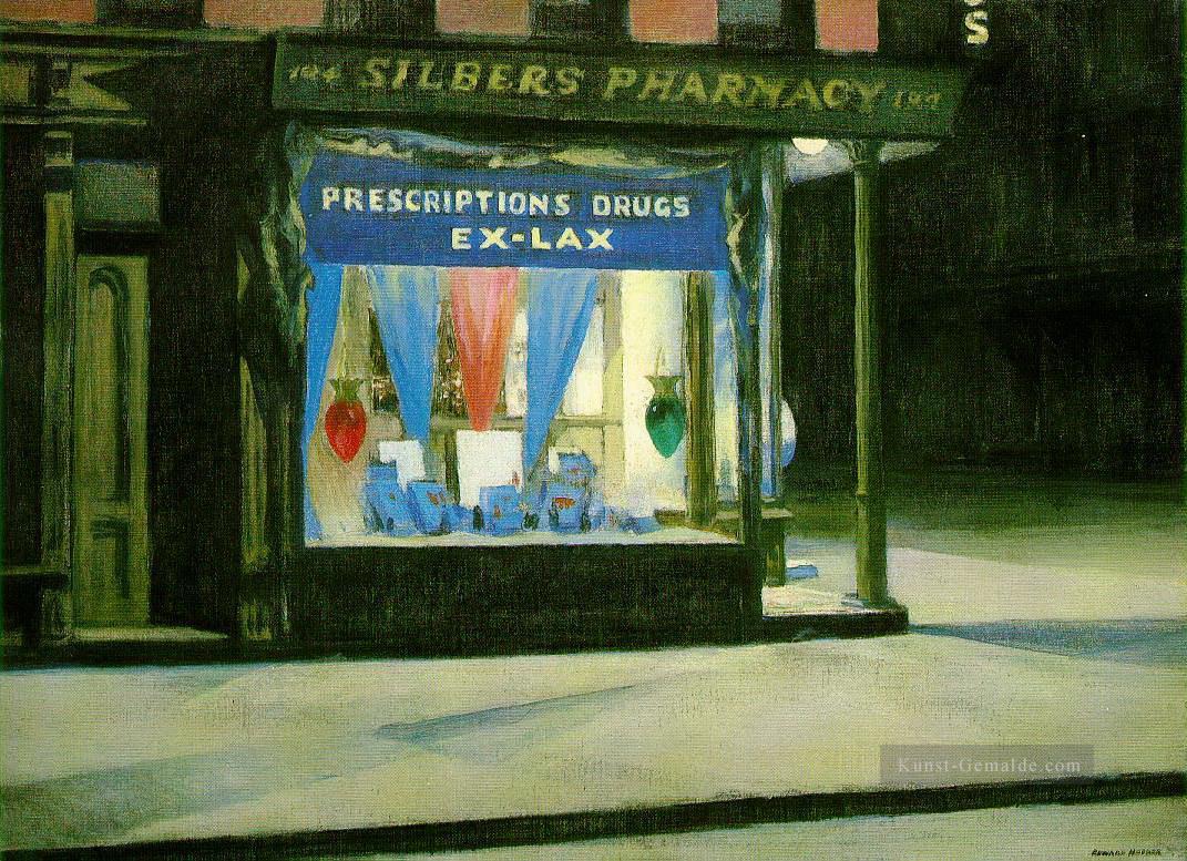 Drogerie 1927 Edward Hopper Ölgemälde